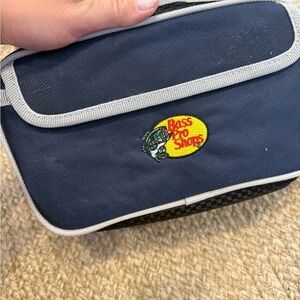 Bass Pro Shops Fanny Travel Bag - Navy‎ and White